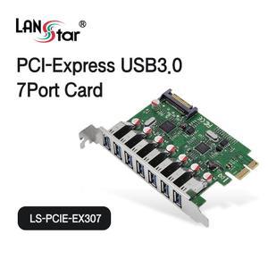 PCIe USB3.0 카드. 7포트 (30501)/회사/오피스/사무실/다용도/컴퓨터/노트북/네트워크/칠포트/PC