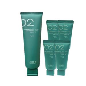 아모스 녹차실감 스무딩 팩 250ml new +추가120ml