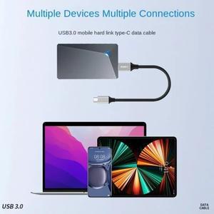유형 USB C-마이크로 B 케이블 10Gbps 고속 데이터 SSD HDD PC MacBook Pro용 외장형 하드 드라이브 디스크
