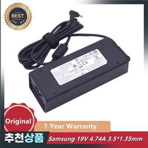 PA-1900-98 전원 공급 장치 삼성 노트북 충전기용 AC 어댑터 19V 4.74A 00360A 3.5x1.35mm