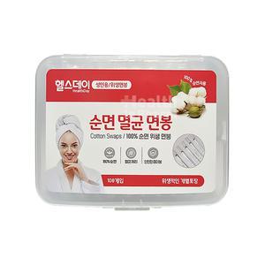헬스데이 순면 면봉(개별포장_성인용)100P 1개