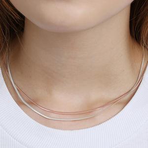 순은 실버 실뱀줄목걸이 2mm 뱀줄 골드 스네이크 체인 은목걸이