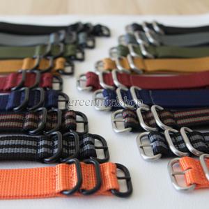 줄루밴드 5링 나토밴드 다이버 시계줄 3D 패턴원단 3D Woven Nylon Armband