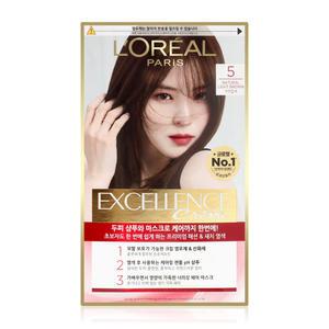 로레알파리 엑셀랑스 크림 5 자연갈색 새치커버