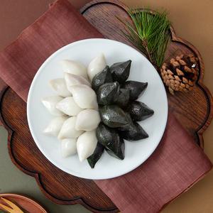 [화과방] 우리쌀로 만든 송편세트 1kg (500gx2팩) / 백송편+쑥송편 / 명절 전통떡 대두식품