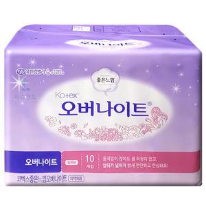 좋은느낌 코텍스 오버나이트 일반 10Px1개 생리대