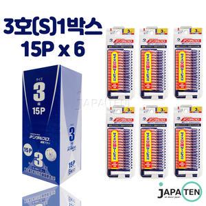 일본 잭스 덴탈프로 치간칫솔 I자형 3호 1박스 (15Px6개)