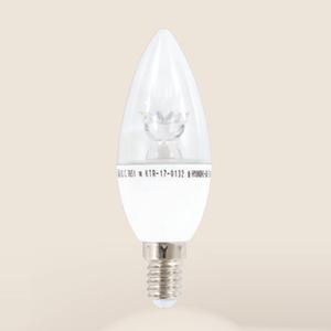 더쎈 LED 촛대구 램프 LED 5w 전구색 노란빛 e14