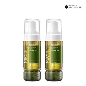 [네오젠] 리얼 프레쉬 폼 그린티 160g 1 + 1(리얼녹차/버블폼)