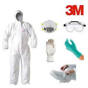 방호복 세트 레벨D키트 MG2000 보호복 N95 마스크 고글 장갑 덧신 바이러스 방역복 LEVEL D KIT
