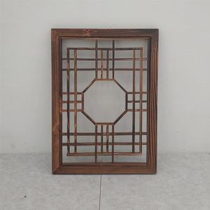 전통공예 한옥나무창틀 문살 한옥창문 문살 벽장식 초가집소품 인테리어 엔틱 빈티지