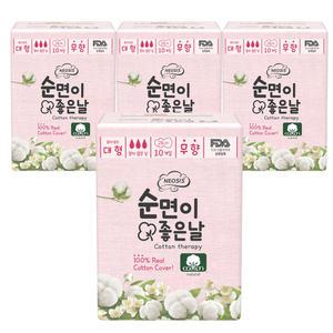 네오시스 순면이좋은날 대형 10개 4팩 (40개)