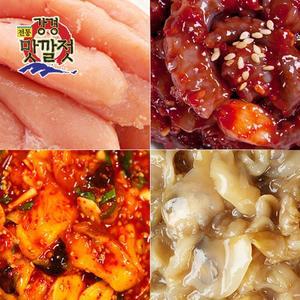 전통 강경맛깔젓 4종세트 7호 총2.0kg(백명란젓+낙지젓+멍게젓+조개젓 각500g씩)