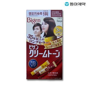 비겐 크림톤 염색약 40g 3G 밝은 밤색, 1개