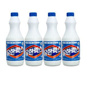 유한락스 레귤러 1L 4개 욕실 청소 살균 소독 세정 표백