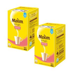 맥심 모카골드 라이트 커피믹스 스틱 180T 2개