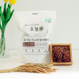 오늘미 유기농 자소엽 발아현미 1kg 가바쌀 가바현미