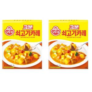 오뚜기 3분 쇠고기 카레 200g 24개