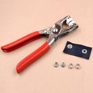 DIY 셀프수선 펜치+단추100P SET 단추달기 똑딱이 단추펀치