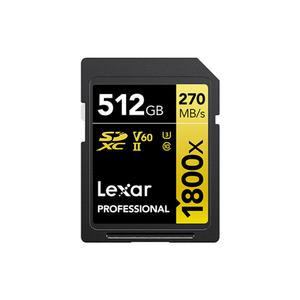 (공식) 렉사 1800X UHS-II SD메모리 SDXC 512GB UHS-2