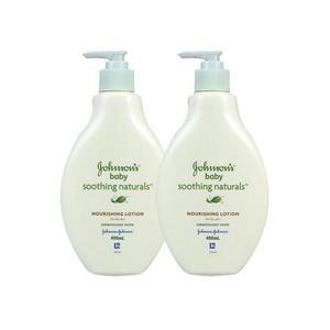 존슨즈 베이비 수딩내추럴 너리싱 로션 400ml 2개