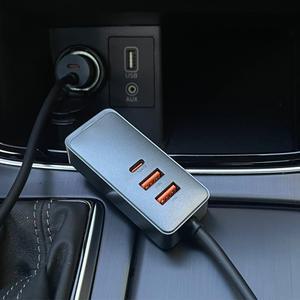 베이스어스 쉐어투게더 PPS멀티포트 120W 초고속 차량용충전기 삼성 아이폰