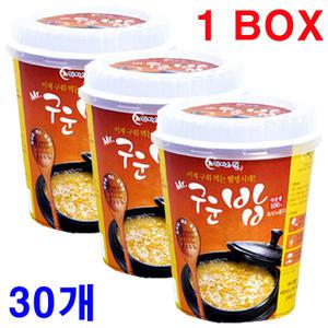 미스터 구운밥 컵 40g 30개 국산 누룽지 컵밥 일회용