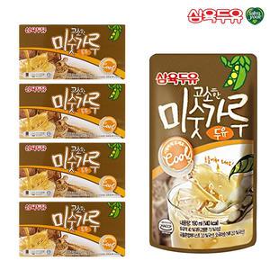삼육두유 고소한 미숫가루 파우치 두유 190ml 60팩 (15팩x4)