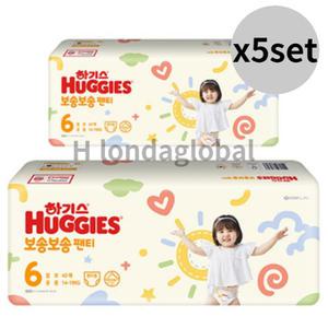 하기스 보송보송 팬티 기저귀 공용 점보 6단계 40 x10
