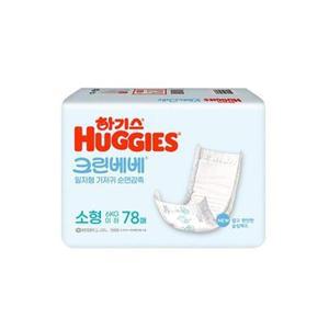 하기스 크린베베 일자형 아기기저귀 소형 78p