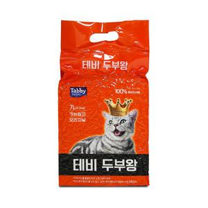 테비 두부왕 가는입자 오리지날 7L 고양이모래