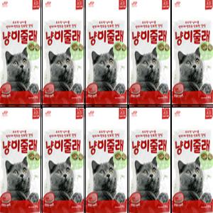 10개 냥이줄래 비스켓 85g 고양이트릿 신묘한연어맛