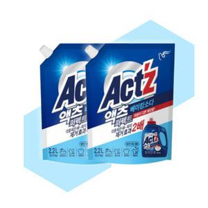 피죤 액츠 퍼펙트 베이킹소다 리필 2.2L 2개 얼룩제거,복합효소