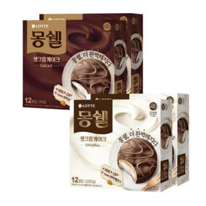 몽쉘 생크림 408g (카카오/오리지널) 2+2곽
