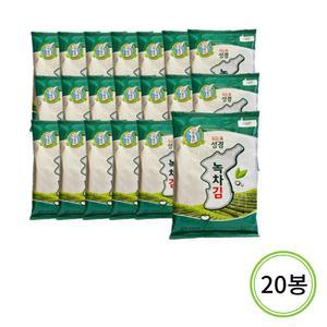 [지도표 성경김] 녹차 전장김 30gx20봉 한박스