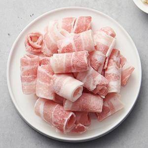 [육사모] 한돈 대패 돌돌말이 삼겹살 구이용 600g (300gx2팩/냉동)