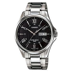 CASIO 카시오 MTP-1384D-1A 남성 메탈밴드 손목시계
