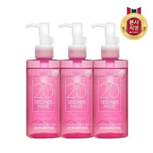 [엘지생활건강]온더바디  20초매직 클렌징오일폼 200ml x 3개