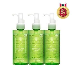 [엘지생활건강]온더바디  2초 딥 클렌징 오일 200ml 3개