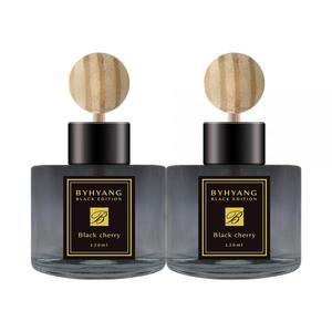 바이향 블랙에디션 차량용 디퓨저 1+1세트 120ml 블랙체리