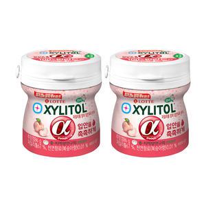 [소비기한 임박] 롯데웰푸드 자일리톨 알파 입안촉촉 용기, 86g, 2개