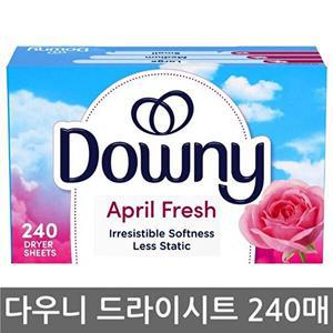 [다우니]다우니 드라이시트 건조기용 섬유유연제 240매 건조기시트