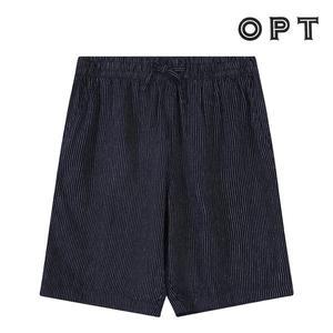 [OPT]옵트 네이비 남여공용 밴딩 린넨 반바지 OMSMWB07M_NA