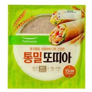 풀무원 통밀또띠아6인치 (6입) 자취 혼밥 캠핑 아이들 간식 회사 탕비실 술안주 선물 150g
