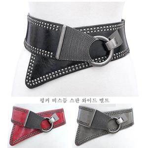 [OFK4O4RR]펑커 비스듬 스판 와이드 벨트 no 730