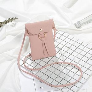 [OFK4N0O5]미니 가죽 핸드폰 가방 버스카드 크로스백