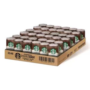 스타벅스 캔커피 더블샷 에스프레소 앤 크림 200ml x 36캔 커피음료 mc
