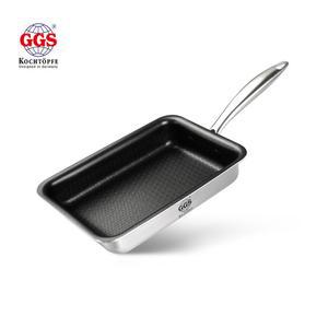 독일 GGS 통3중 애터나코팅 인덕션스탠 사각프라이팬 21cm*14cm 계란말이팬 구이팬