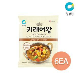 [청정원] 카레여왕 마늘양파 108g x 6개