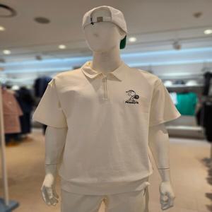 [클라이드앤]FOBTS271M 남성 스누피 카라 반집업 반팔티 3컬러